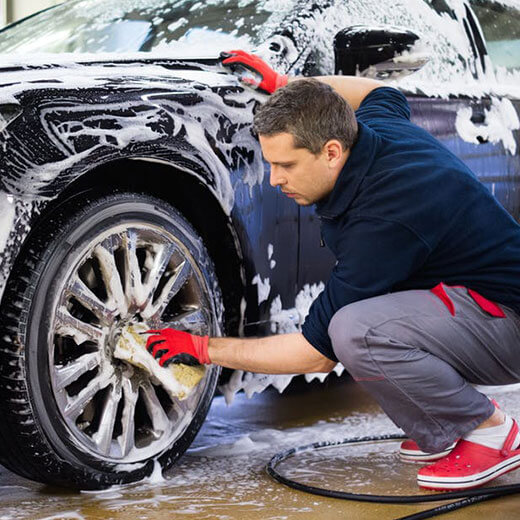 interior and exterior car cleaning